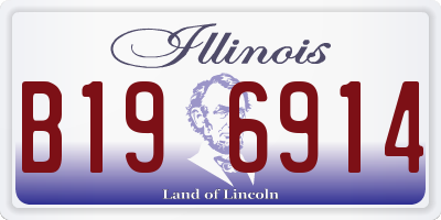 IL license plate B196914