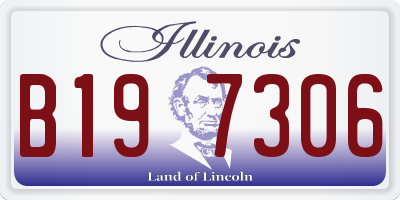 IL license plate B197306