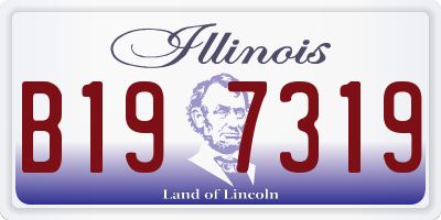 IL license plate B197319