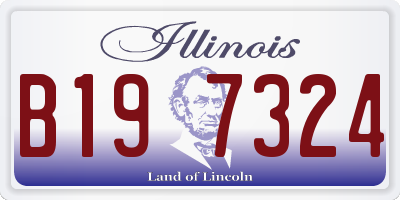 IL license plate B197324