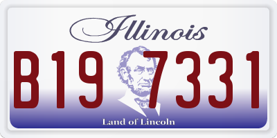 IL license plate B197331