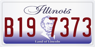 IL license plate B197373