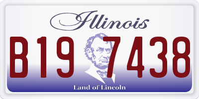 IL license plate B197438