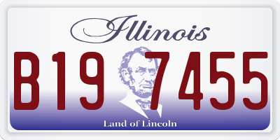 IL license plate B197455