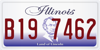 IL license plate B197462