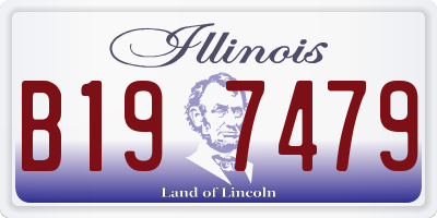 IL license plate B197479