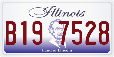 IL license plate B197528