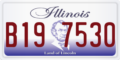 IL license plate B197530