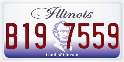 IL license plate B197559