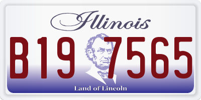 IL license plate B197565