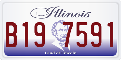 IL license plate B197591