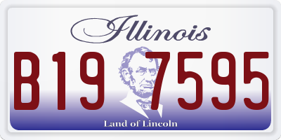 IL license plate B197595