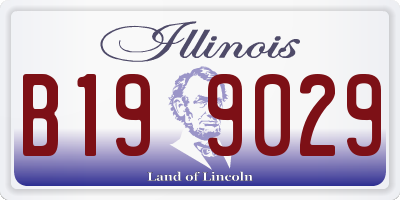 IL license plate B199029