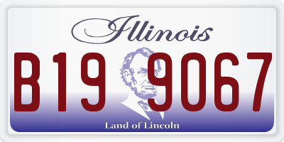 IL license plate B199067