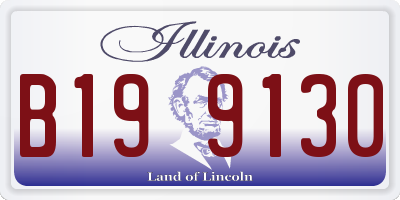 IL license plate B199130