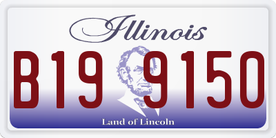 IL license plate B199150
