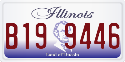 IL license plate B199446
