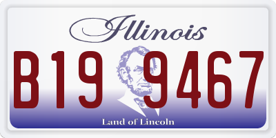 IL license plate B199467