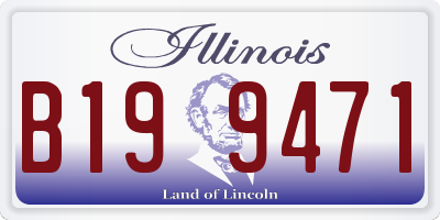 IL license plate B199471
