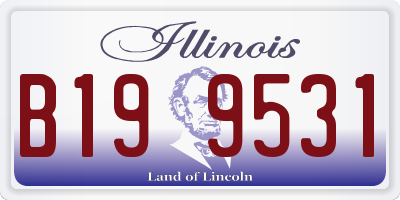 IL license plate B199531
