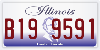 IL license plate B199591