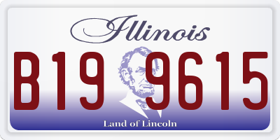 IL license plate B199615
