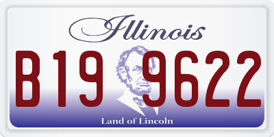 IL license plate B199622