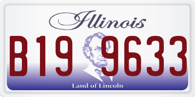 IL license plate B199633