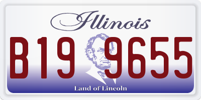 IL license plate B199655