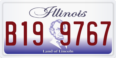 IL license plate B199767