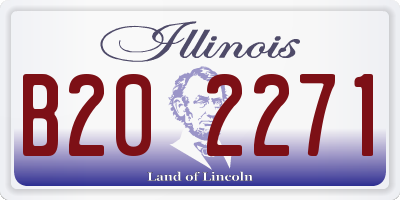 IL license plate B202271