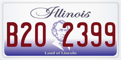IL license plate B202399