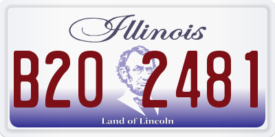 IL license plate B202481