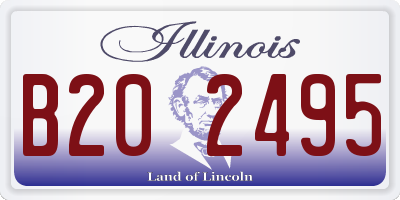 IL license plate B202495