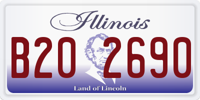 IL license plate B202690