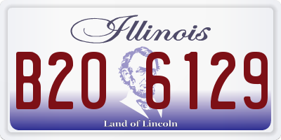 IL license plate B206129