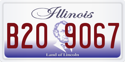 IL license plate B209067