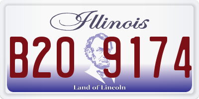 IL license plate B209174