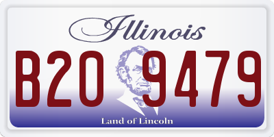 IL license plate B209479