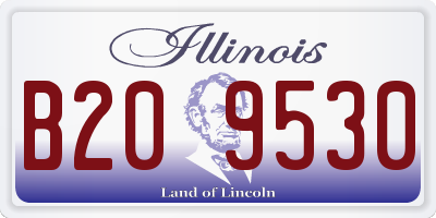 IL license plate B209530