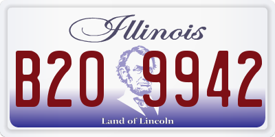IL license plate B209942