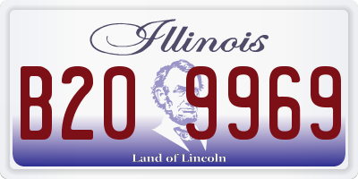 IL license plate B209969