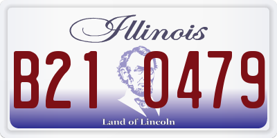 IL license plate B210479