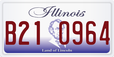 IL license plate B210964