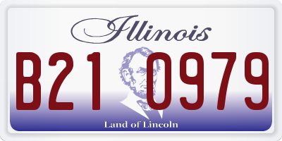 IL license plate B210979