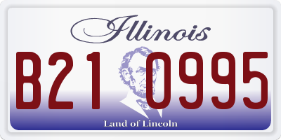 IL license plate B210995