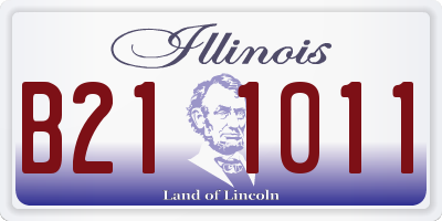 IL license plate B211011