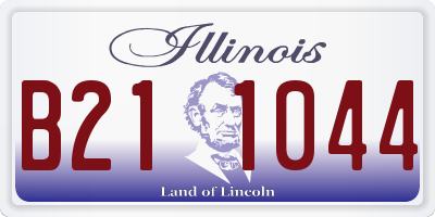 IL license plate B211044