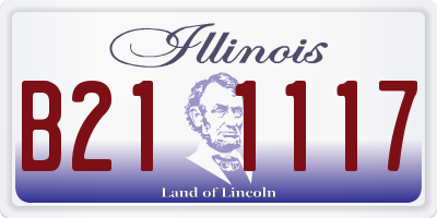 IL license plate B211117