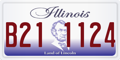 IL license plate B211124